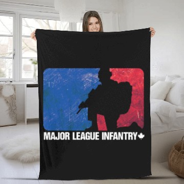 Discover Major League Infantry Canada Fleece Blankets