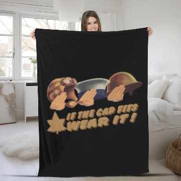 Discover World War 2 Canadian Recruitment Design Fleece Blankets