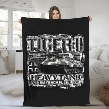 Discover Tiger II Fleece Blankets