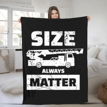 Discover fire brigade voluntary FFW car man profession Fleece Blankets