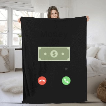 Discover Money Calling Entrepreneur Fleece Blankets