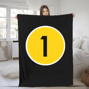 Discover Yonge Street Subway Line Fleece Blankets