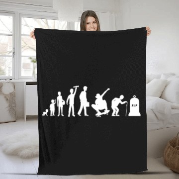 Discover Skate Evolution Fleece Blankets