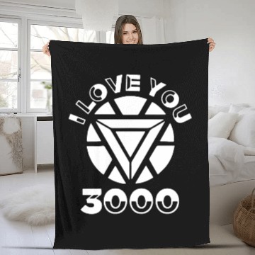Discover I love you 3000 I am Iron Man marvel film supernat Fleece Blankets