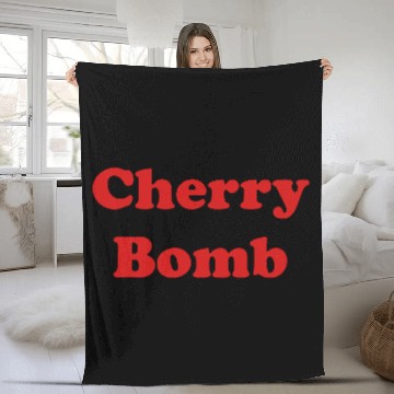 Discover Cherry Bomb Fleece Blankets
