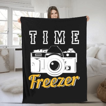 Discover Photography Photographer Fan Lover Gift Fleece Blankets