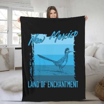 Discover New Mexico state gift Fleece Blankets