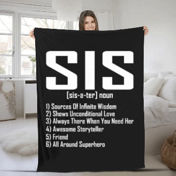 Discover sister Noun Definition all around superhero Fleece Blankets