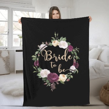 Discover Bride to be Wedding Bachelor Party Fleece Blankets
