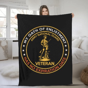 Discover National Guard Veteran Fleece Blankets