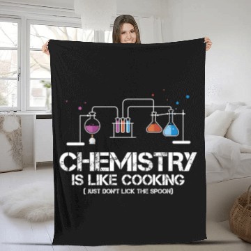 Discover Chemistry Cooking Fleece Blankets