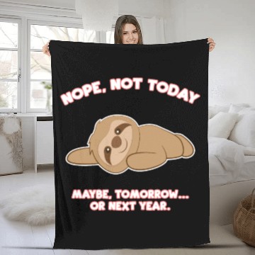 Discover Sloth Animal Fleece Blankets