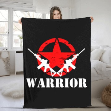 Discover Army Camouflage Military Gift Idea Fleece Blankets