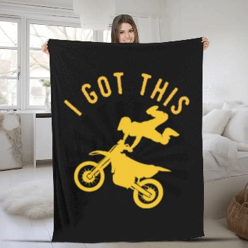 Discover Motocross | I Got This Fleece Blankets