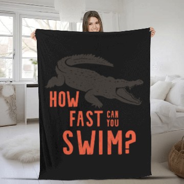 Discover Fast Alligator Fleece Blankets