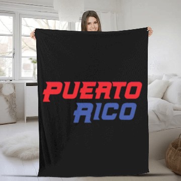 Discover Puerto Rico WBCC World Baseball Classic Jersey Puer Fleece Blankets
