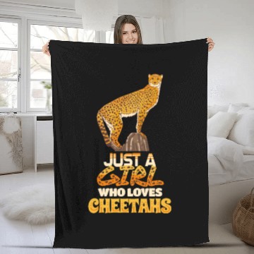 Discover Cheetah Fleece Blankets