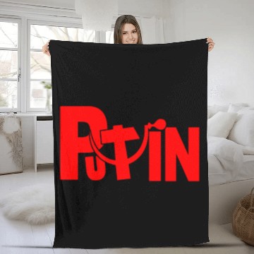 Discover Flag Soviet Union USSR Putin Hammer And Sickle Fleece Blankets