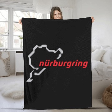 Discover Germany circuit Fleece Blankets