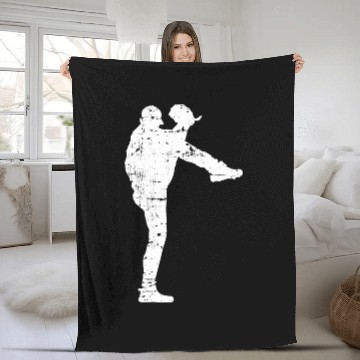 Discover Baseball Pitcher Fleece Blankets