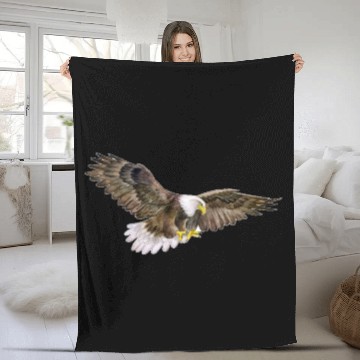 Discover Great Flying Eagle Fleece Blankets