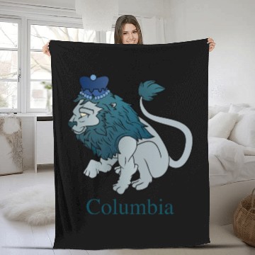 Discover Columbia University Lion Fleece Blankets