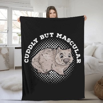 Discover Wombat Cute Animal Fleece Blankets