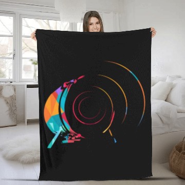 Discover Drum n Bass Fleece Blankets