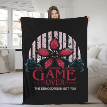 Discover game over Fleece Blankets