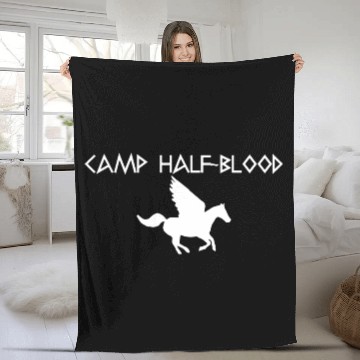 Discover Camp Half blood Fleece Blankets