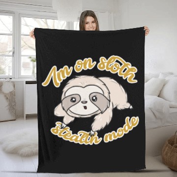 Discover Sloth Fleece Blankets