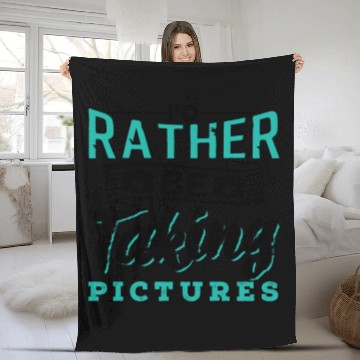Discover Photography Photographer Fan Lover Gift Fleece Blankets