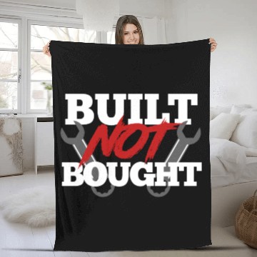 Discover Built not bought Fleece Blankets
