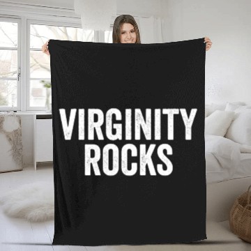Discover Virginity Rocks Religious Church Jesus Fleece Blankets
