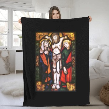 Discover Scenes from the life of the Virgin Mary Fleece Blankets
