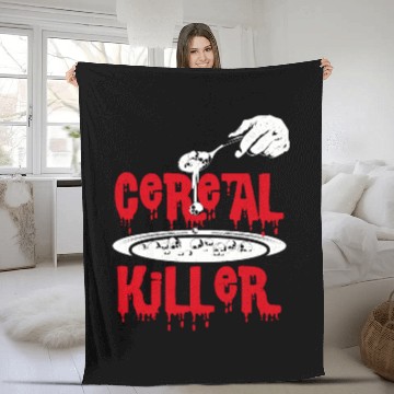 Discover Cereal Killer Halloween Costume Fleece Blankets
