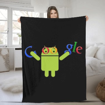Discover Google Android Fleece Blankets