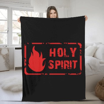 Discover holy spirit Fleece Blankets