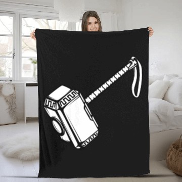 Discover Hammer Thor myth fable god greek gift Fleece Blankets
