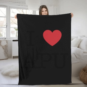 Discover I love APU — classic nice guy Fleece Blankets