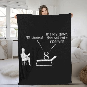 Discover 8 Eight Infinity Therapist Math Mathematics Meme Fleece Blankets