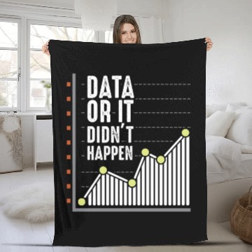 Discover Data Nerd Behavior Analyst Statistics Scientist Fleece Blankets