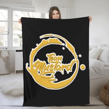 Discover TEAM MUSTARD Fleece Blankets