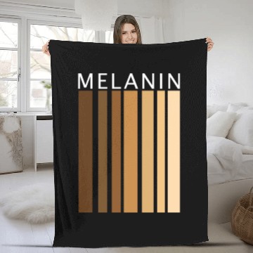 Discover Dope Melanin Shades Black Pride Black Girl Magic Fleece Blankets