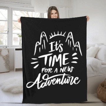 Discover Adventure Time Fleece Blankets
