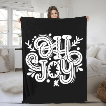 Discover OH JOY - Christmas Gift Fleece Blankets