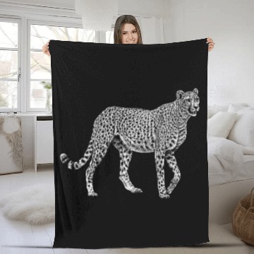 Discover Cheetah Fleece Blankets