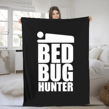 Discover Bed Bug Hunter Fleece Blankets