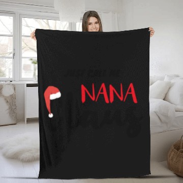 Discover Just Call Me Nana Claus, Matching Christmas Fleece Blankets