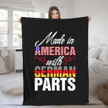 Discover Made In America With German Parts Fleece Blankets